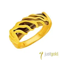 在飛比找momo購物網優惠-【Just Gold 鎮金店】飛 ‧凡系列 純金戒指