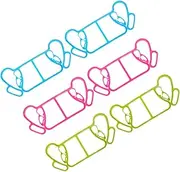 Outdoor Drying Quilt Clips 6 Pack of Plastic Clothespins Large Towel Holders for Laundry Sheets