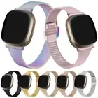 For Fitbit Versa 2/3/4/Sense/Lite Milanese Mesh Strap Wrist Band Stainless Steel