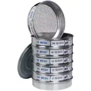 621-7110 Fieldmaster 7-inch Stainless Steel Mesh Sieve Set