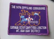 The 14th Gippsland Corroboree 1999 Scout Badge