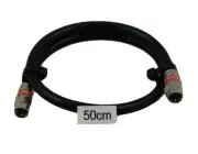 50cm RG6 Quad Shield F-Type Coax Cable TV Antenna Foxtel Optus Telstra NBN HFC