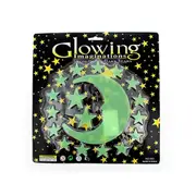 [Tnw] Glow in the Dark Moon & Stars Decorative Stickers 18pcs