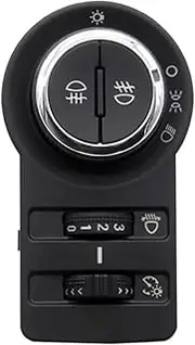 AMGHCGTEEW 13301749 Car Fog Lamp Headlight Switch Button Without AUTO Fit for Chevrolet Cruze J300 1.4 1.6 1.7 Fit for Chevy GM13301749
