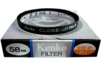 在飛比找蝦皮購物優惠-※王冠攝影社※全新 日本 KENKO 近拍鏡 58mm近攝鏡