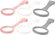 ERINGOGO Nursery Cot Rings Baby Pull Ring Set Simple Design for Baby Learning to for Boys and Girls