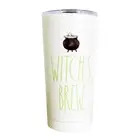 Rae Dunn Halloween Travel Mug WITCH'S BREW Cauldron Insulated Stainless Tumbler