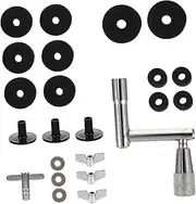 Yardwe 1 set Professional Drum Cymbal Felt Pads Set Skid Cushions for Drum Kits Cymbals From Damage