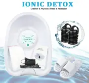 Ionic Bath Detox Foot Spa Machine Cleaner With Non-Slip Slipper Basin Tub Arrays