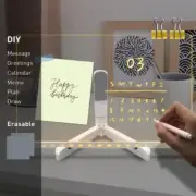 20*20 cm DIY Erasable Light-Up Drawing Board Set | Halloween Chalkboard Writing