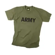 Rothco 66136 Kids Army Physical Training T-Shirt - Olive Drab