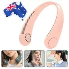 Portable USB Leafless Neck Fan Cooler Rechargeable Dual Effect Cooling Neckband
