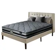 Bedra King Single Mattress Bed Mattress 3D Mesh Fabric Firm Foam Spring 22cm