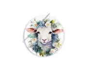 Needle Minder, Sheep Cross Stitch Needle Minder, Sheep Needle Minder