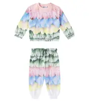 [Molo] Molo Baby Disc cotton sweatshirt and sweatpants set M 12 multicoloured