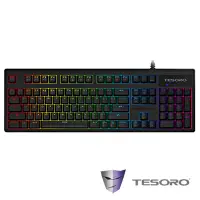 在飛比找Yahoo奇摩購物中心優惠-TESORO鐵修羅 Excalibur RGB V2神劍幻彩