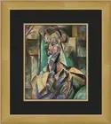 Pablo Picasso A Seated Woman Custom Framed Print