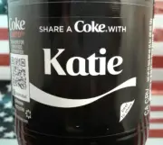 Share A Coke With Katie 2018 Zero Sugar Limited Edition Coca Cola Bottle