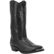 Laredo Men's 68085 Atlanta 13" Black Pointed Toe Cowboy Heel Boots, Size 10 D