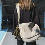 Canvas Crossbody Bag White (Without Keychain) - One Size