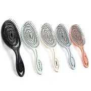 5pcs Organic Hair Brush With Straw, Climate Neutral, No Tugging, Detangling Brush TAO