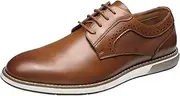 [Bruno Marc] Men's Plain Toe Oxford Shoes Business Formal Derby Dress Sneakers