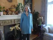 New Ann Taylor Sky Blue Wool Blend Pea Coat Size PL