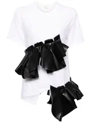 [COMME des GARCONS] Diagonal Ruffles Tee