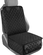 Full Protection Dog Mat, Waterproof Back Seat Pet Cover, | Easy-to-Clean Full Protection Pad, Breathable Mat Detachable for Truck Sedan Leather Fabric Chair, Nonslip Car Seat Protector for Dogs