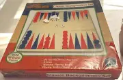 Wood 'N Things Classic Backgammon Set SOLID WOOD PIECES NEW Sealed