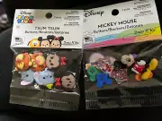 Disney buttons- Tsum Tsum & Mickey Mouse 2 pack