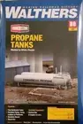 HO Scale Walthers Cornerstone 933-3129 Propane/Ammonia Storage Tanks Kit V