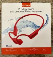 Aiwa Prodigy Swim Bone Conduction Wire-Free Headphones Wireless Bluetooth 8GB MC