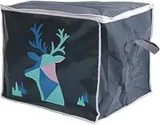 1Pc Quilt Storage Bag Dustproof Storage Pouch for Clothes and Bedding Portable and Lightweight Design with Cartoon Print for Home Organization and Travel