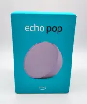 Purple Echo Pop Full Sound Compact Smart Speaker with Alexa -New In Unopened Box