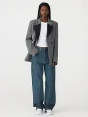 Wool Tailored Tuxedo Jacket