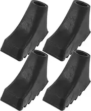 Trekking Pole Tips Protector 4 Pack Hiking Pole Foot Pads Walking Stick Rubber Tips Cane Tips Crutch Tips Shockproof and Anti-slip for Walking Sticks