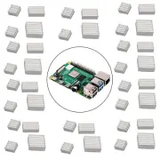 Aluminum Heatsink Radiator Cooler Kit with Sticker Raspberry Pi 4B Model B