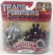 Transformers 2 Revenge of the Fallen Robot Heroes Action Figures - Sideswipe