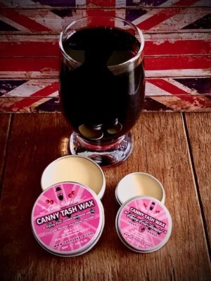 Canny Beard Co Cherry Cola Scented Tash Wax / Moustache Wax, coke cola, coca
