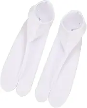 [CATIEBYE] 1Pair Japanese Two Toe Socks for Clogs Elastic Tabi Socks with Comfortable Breathable Material for Women Fashionable Design for Cosplay and Everyday Wear