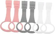 6Pcs Cot Hanging Rings Pull Up Rings for Crib Stand Ring Handles and Bed Accessories for Safe Playtime