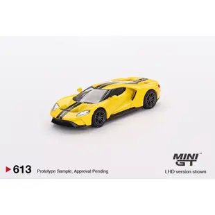 {TZ玩車庫}MGT-#613 Ford GT Triple 黃色 左駕