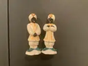 BRAND NEW!! Vintage Ceramic Blackamoor Genie Sultan Salt & Pepper Shakers
