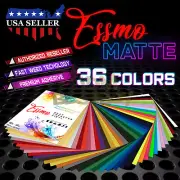 36pcs 36 Colors Heat Transfer Vinyl 12"x10" Sheets T-Shirt HTV Bundle Pack Set