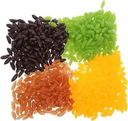 WHAMVOX Realistic Model Rice Grain 4 Colors Fake Food Prop Market Decor Sushi Decor