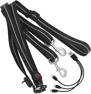 GOOHOCHY Professional LED Horse Collar Strip Pulling Rope for Training and Visibility Equestrian Tack with Adjustable Light Modes