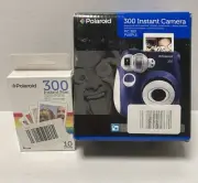 Polaroid 300 Instant Film Camera Purple With Strap & 300 Instant Film NEW In Box