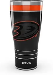 Tervis Traveler NHL Anaheim Ducks - Night Game Triple Walled Insulated Tumbler Travel Cup Keeps Drinks Cold & Hot, 30oz, Stainless Steel