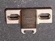 Blum 5/8"Overlay Compact 33 Face frame Cab.HingeMounting Plates $1.99 A Pair.